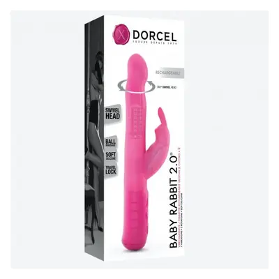 Dorcel Baby Rabbit 2.0 - Rechargeable Clitoral Vibrator (Black-Gold)