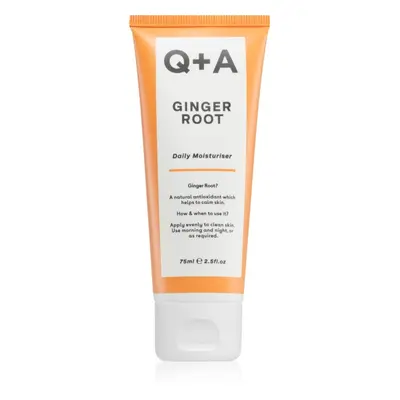 Q+A Ginger Root intenzivní hydratační krém 75 ml