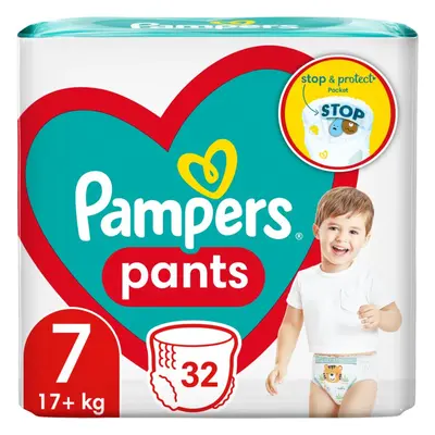 Pampers Pants Size 7 jednorázové plenkové kalhotky 17+ kg 32 ks