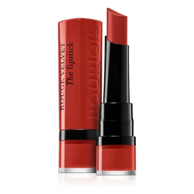 Bourjois Rouge Velvet The Lipstick matná rtěnka odstín 21 Grande Roux 2,4 g