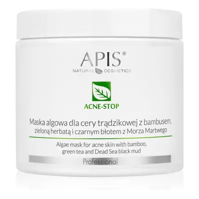 Apis Natural Cosmetics Acne-Stop Professional čisticí a zjemňující maska pro mastnou pleť se skl