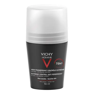 Vichy Homme Deodorant antiperspirant roll-on proti nadměrnému pocení 72h 50 ml