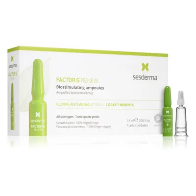 Sesderma Factor G Renew revitalizační sérum pro omlazení pleti 7x1,5 ml