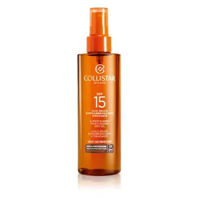 Collistar Special Perfect Tan Supertanning Moisturizing Dry Oil olej na opalování SPF 15 200 ml