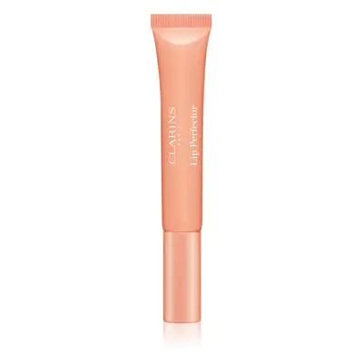 Clarins Lip Perfector Shimmer lesk na rty s hydratačním účinkem odstín 02 Apricot Shimmer 12 ml