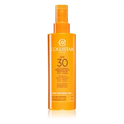 Collistar Smart Sun Protection Tanning Moisturizing Milk Spray SPF 30 ochranné opalovací mléko v