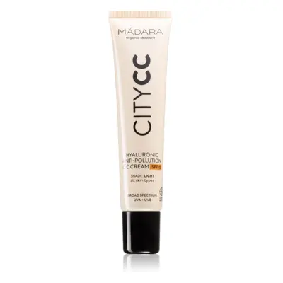 MÁDARA City CC CC krém pro jednotný tón pleti SPF 15 odstín Light 40 ml