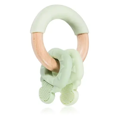 Kikkaboo Silicone and Wood Teether Keys kousátko Mint 1 ks