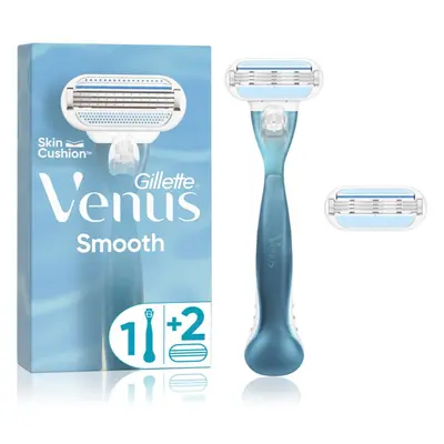 Gillette Venus Smooth holicí strojek + 2 náhradní hlavice 1 ks