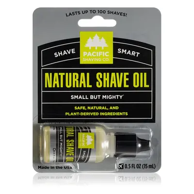 Pacific Shaving Natural Shaving Oil olej na holení 15 ml