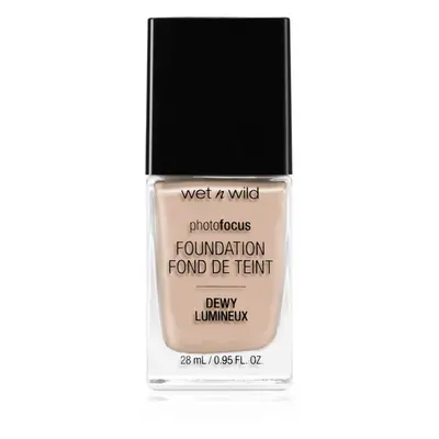 Wet n Wild Photo Focus lehký hydratační make-up pro rozjasnění pleti odstín Soft Ivory 28 ml