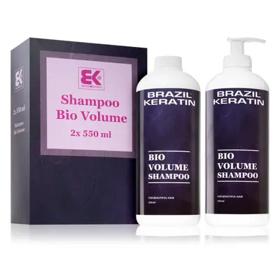 Brazil Keratin Bio Volume Shampoo výhodné balení pro objem