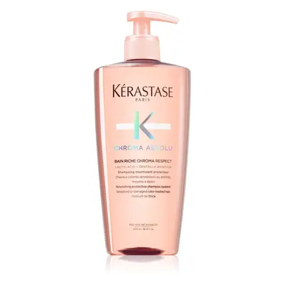 Kérastase Chroma Absolu Bain Riche Chroma Respect vyživující šampon pro barvené vlasy 500 ml