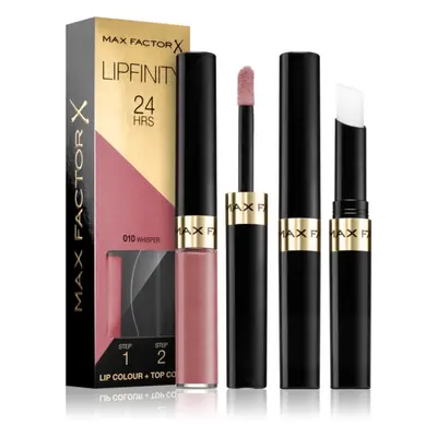 Max Factor Lipfinity Lip Colour dlouhotrvající rtěnka s balzámem odstín 010 Whisper 4,2 g