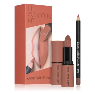 Diego dalla Palma Lip Contour Kit sada na rty odstín 503 CARAMEL 5,1 g