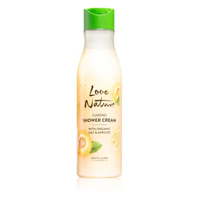 Oriflame Love Nature Organic Oat & Apricot pečující sprchový gel 250 ml