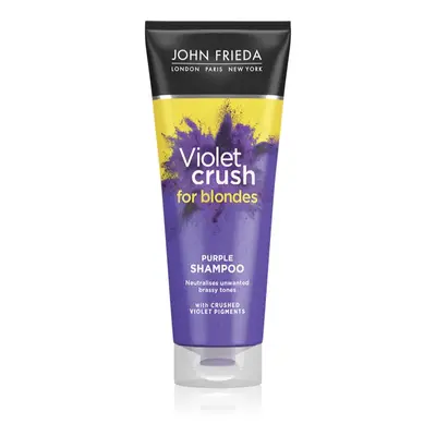 John Frieda Sheer Blonde Violet Crush tónovací šampon pro blond vlasy 250 ml