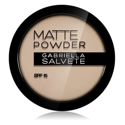 Gabriella Salvete Matte Powder matující pudr SPF 15 odstín 02 8 g