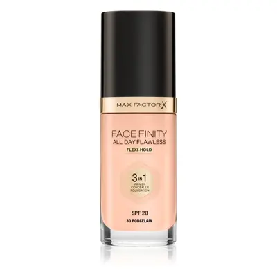 Max Factor Facefinity All Day Flawless dlouhotrvající make-up SPF 20 odstín 30 Porcelain 30 ml