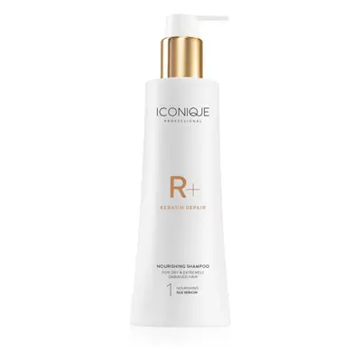 ICONIQUE Professional R+ Keratin repair Nourishing shampoo obnovující šampon s keratinem pro suc