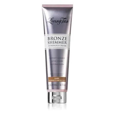 Loving Tan Bronze Shimmer samoopalovací krém odstín Dark 120 ml