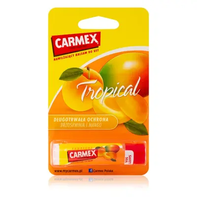 Carmex Tropical Peach & Mango hydratační balzám na rty v tyčince (Peach and Mango) 4.25 g