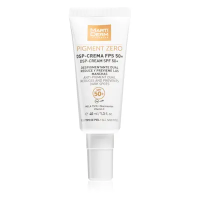 MartiDerm Pigment Zero DSP-Cream denní krém proti pigmentovým skvrnám SPF 50+ 40 ml