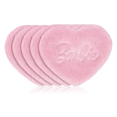 GLOV Barbie Ultrasoft Reusable Pads pratelné odličovací tampony typ Hearts Pink 5 ks