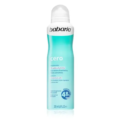 Babaria Deodorant Cero antiperspirant ve spreji pro citlivou pokožku 200 ml