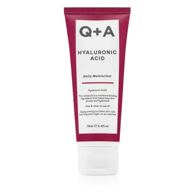 Q+A Hyaluronic Acid hydratační krém na obličej pro každodenní použití 75 ml