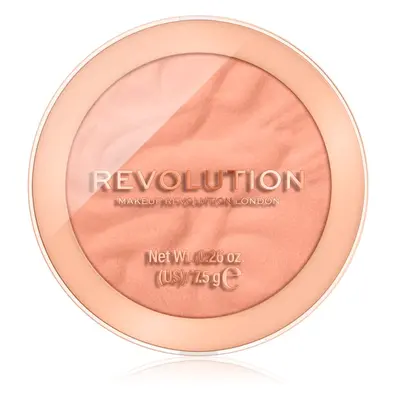 Makeup Revolution Reloaded dlouhotrvající tvářenka odstín Peach Bliss 7.5 g