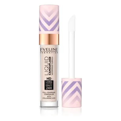 Eveline Cosmetics Liquid Camouflage voděodolný korektor s kyselinou hyaluronovou odstín 01 Light