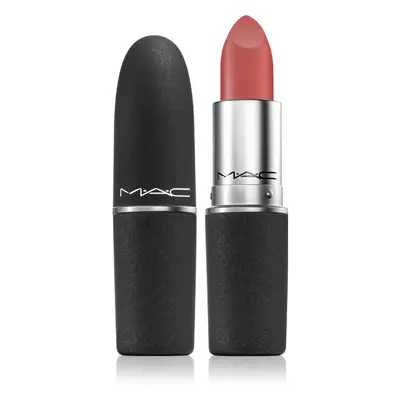 MAC Cosmetics Powder Kiss Lipstick matná rtěnka odstín Brickthrough 3 g