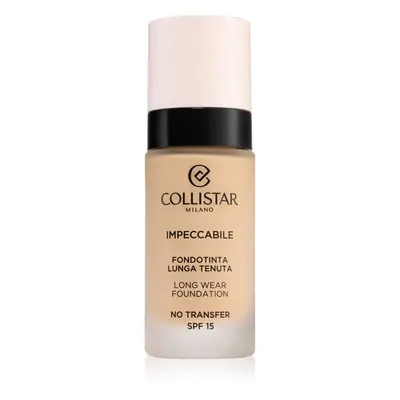 Collistar Impeccabile Long Wear Foundation dlouhotrvající make-up SPF 15 1R Rosy Avory 30 ml