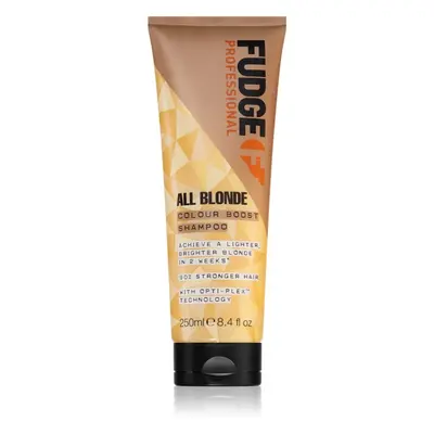 Fudge All Blonde Colour Boost Shampoo revitalizační šampon pro rozzáření mdlých vlasů pro blond 