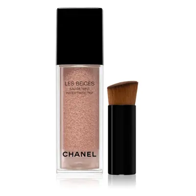 Chanel Les Beiges Water-Fresh Tint lehký hydratační make-up s aplikátorem odstín Deep 30 ml