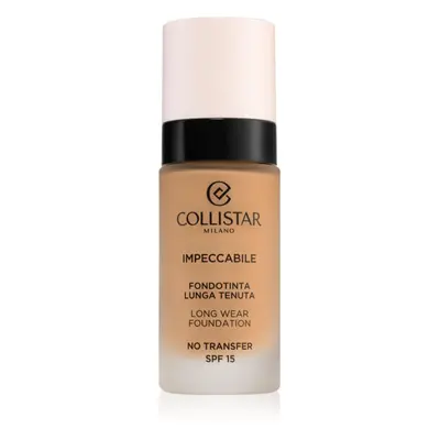 Collistar Impeccabile Long Wear Foundation dlouhotrvající make-up SPF 15 5N Amber 30 ml