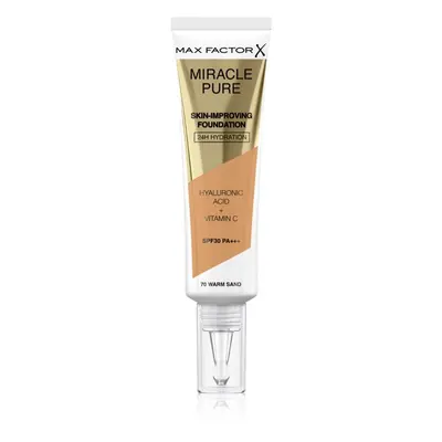 Max Factor Miracle Pure Skin dlouhotrvající make-up SPF 30 odstín 70 Warm Sand 30 ml