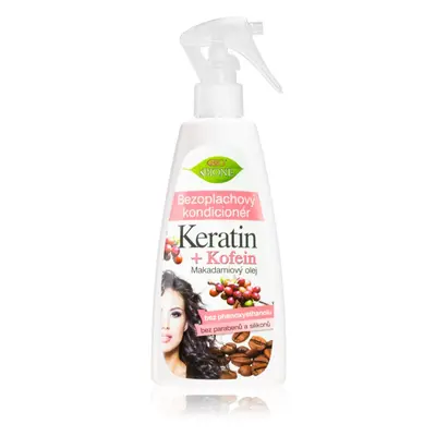 Bione Cosmetics Keratin + Kofein bezoplachový kondicionér ve spreji 260 ml