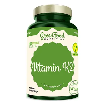 GreenFood Nutrition Vitamin K2 kapsle pro podporu zdraví kostí a kloubů 60 cps