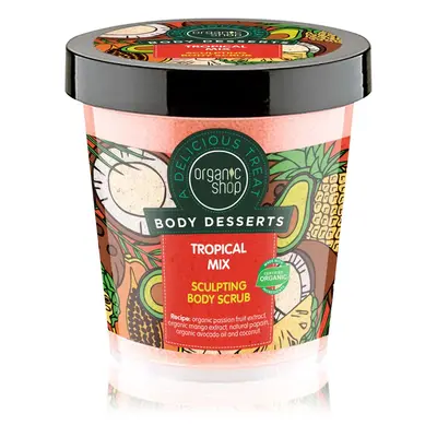 Organic Shop Body Desserts Tropical Mix zeštíhlující tělový peeling 450 ml