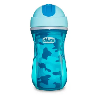 Chicco Sport Blue termohrnek s brčkem 14m+ 266 ml