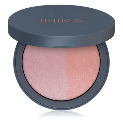 INIKA Organic Blush Duo duo tvářenka odstín Pink Tickle 6,5 g