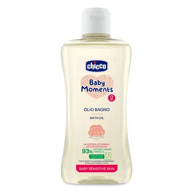 Chicco Baby Moments Sensitive koupelový olej 200 ml