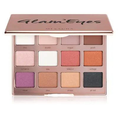 Mesauda Milano Glam'Eyes paleta očních stínů 12x1,2 g