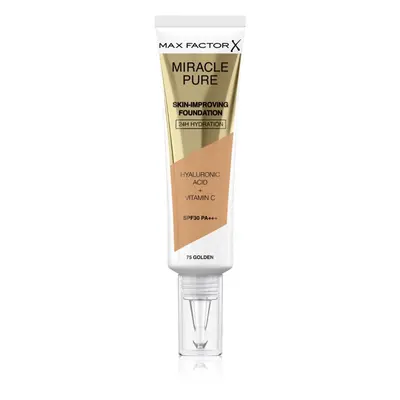 Max Factor Miracle Pure Skin dlouhotrvající make-up SPF 30 odstín 75 Golden 30 ml