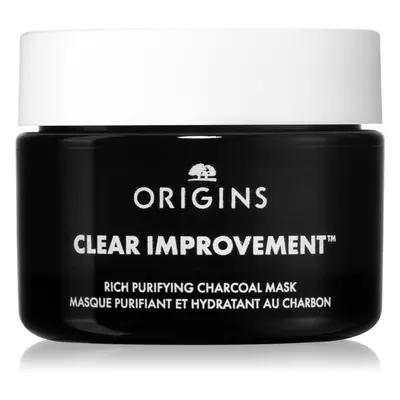 Origins Clear Improvement® Rich Purifying Charcoal Mask čisticí maska s aktivním uhlím 30 ml