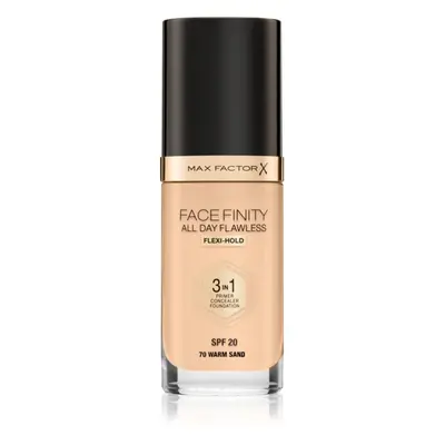 Max Factor Facefinity All Day Flawless dlouhotrvající make-up SPF 20 odstín 70 Warm Sand 30 ml