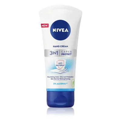 Nivea Care & Protect krém na ruce 3 v 1 75 ml