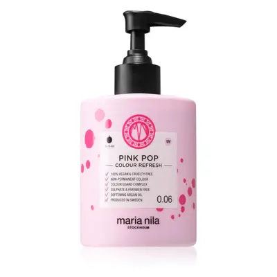 Maria Nila Colour Refresh Pink Pop jemná vyživující maska bez permanentních barevných pigmentů v